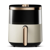 Аэрофритюрница Deerma Air Fryer DEM-KZ30W Черный/Золотой