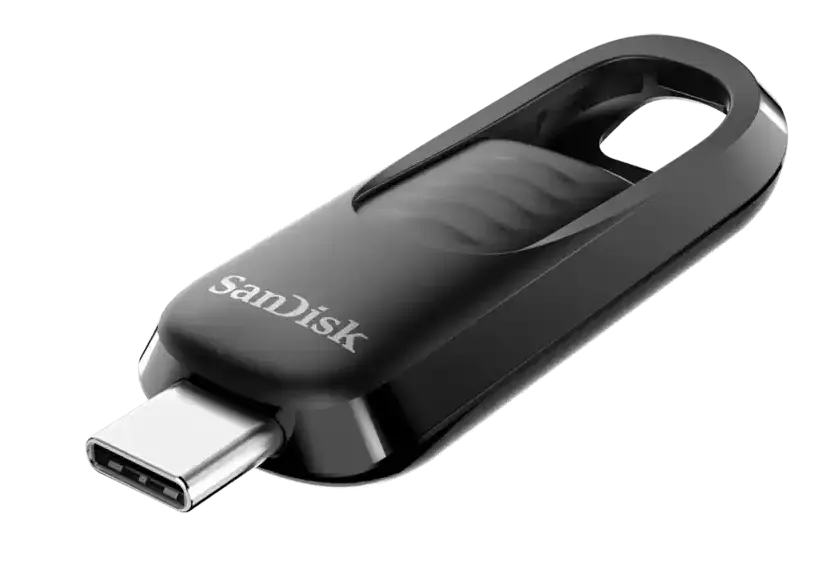 Флэш-накопитель SanDisk Ultra Slider (SDCZ480-064G-G46) USB Type-C Flash Drive, 64GB USB 3.2 Gen 1 Performance with a Retractable Connector