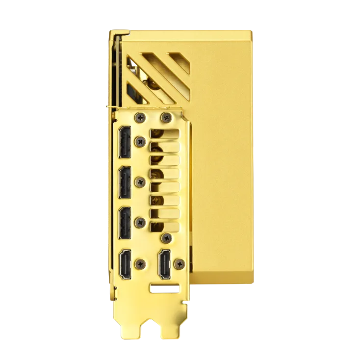 Видеокарта Asus Astral GeForce RTX 5080 Dhahab CORE OC Edition (ROG-ASTRAL-RTX5080-O16G-DHAHAB-CORE) [16 ГБ, GDDR7, 256 бит, HDMI, DisplayPort (3 шт)]