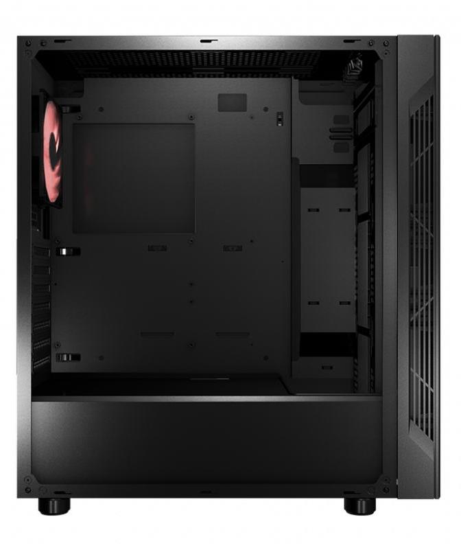 Корпус MSI MAG VAMPIRIC 011C, черный+оранжевый, Midi tower
