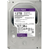 Жесткий диск Western Digital Purple Pro (WD122PURP) [12 ТБ, 3.5", SATA III, 7200 об./мин, кэш - 512 МБ, для систем видеонаблюдения]
