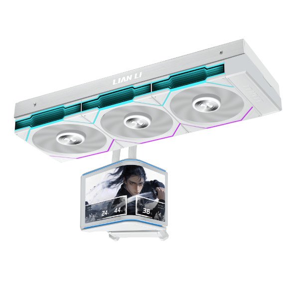 Водяное охлаждение для CPU Lian Li Hydroshift II OLED Curved 360TL 3x120 White G89.GHS2OLDC36TW.00