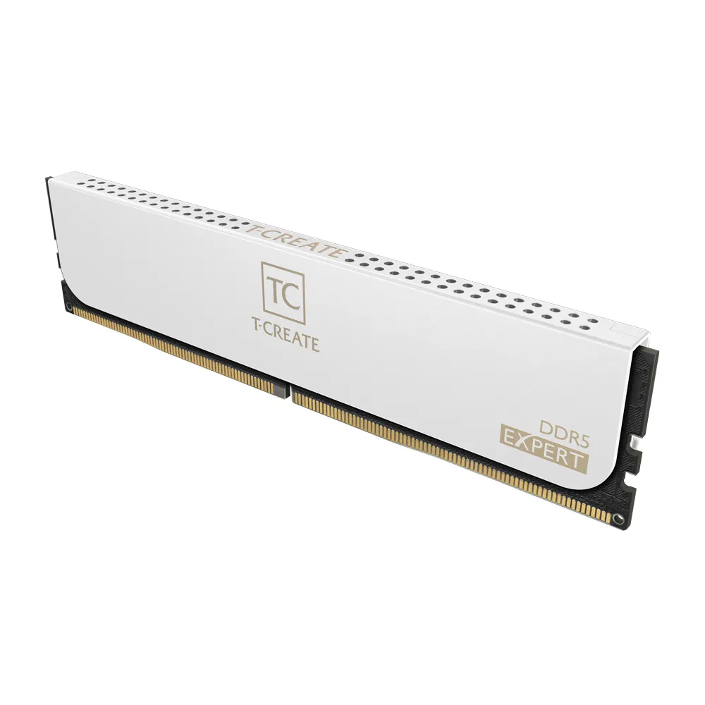 Комплект оперативной памяти Team Group EXPERT DDR5 DESKTOP MEMORY WHITE (CTCWD532G6400HC40BDC01) [32 ГБ, DDR 5, 6400 МГц, 1.35 В, KIT]