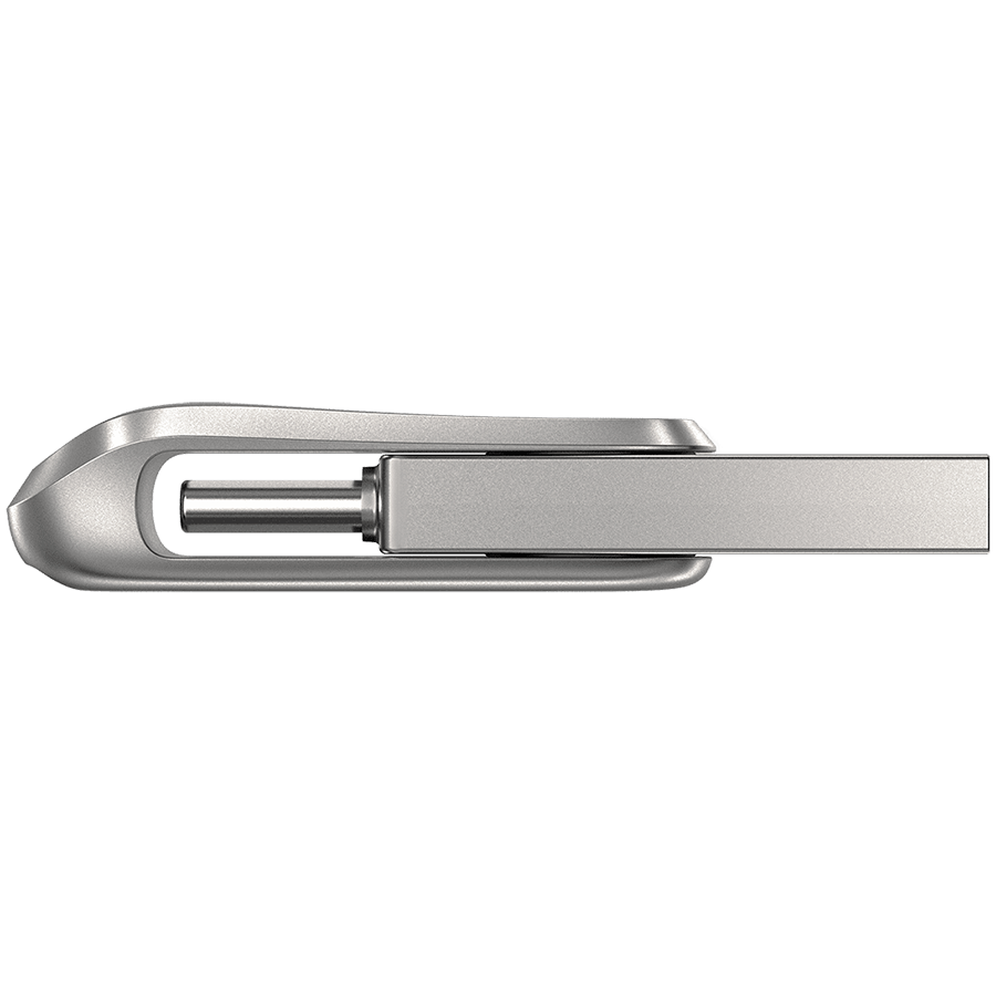 USB Флеш SanDisk Dual Drive Luxe USB Type-C (SDDDC4-128G-G46-DBOX) 128ГБ, 150 МБ/сек, Серебристый (мятая коробка))