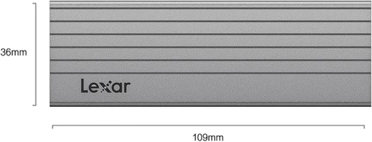 Внешний SSD-накопитель Lexar E6 (LPAE06N001T-RNBNG) [1 ТБ, USB 3.2 Gen 1 Type C]