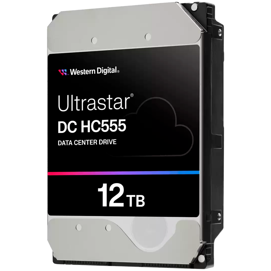 Жесткий диск Western Digital Ultrastar DC HC555 0B48720 (WUH722012CLE6L4) [12 ТБ, 3.5", SATA III, 7200 об./мин, кэш - 512 МБ, корпоративного класса]