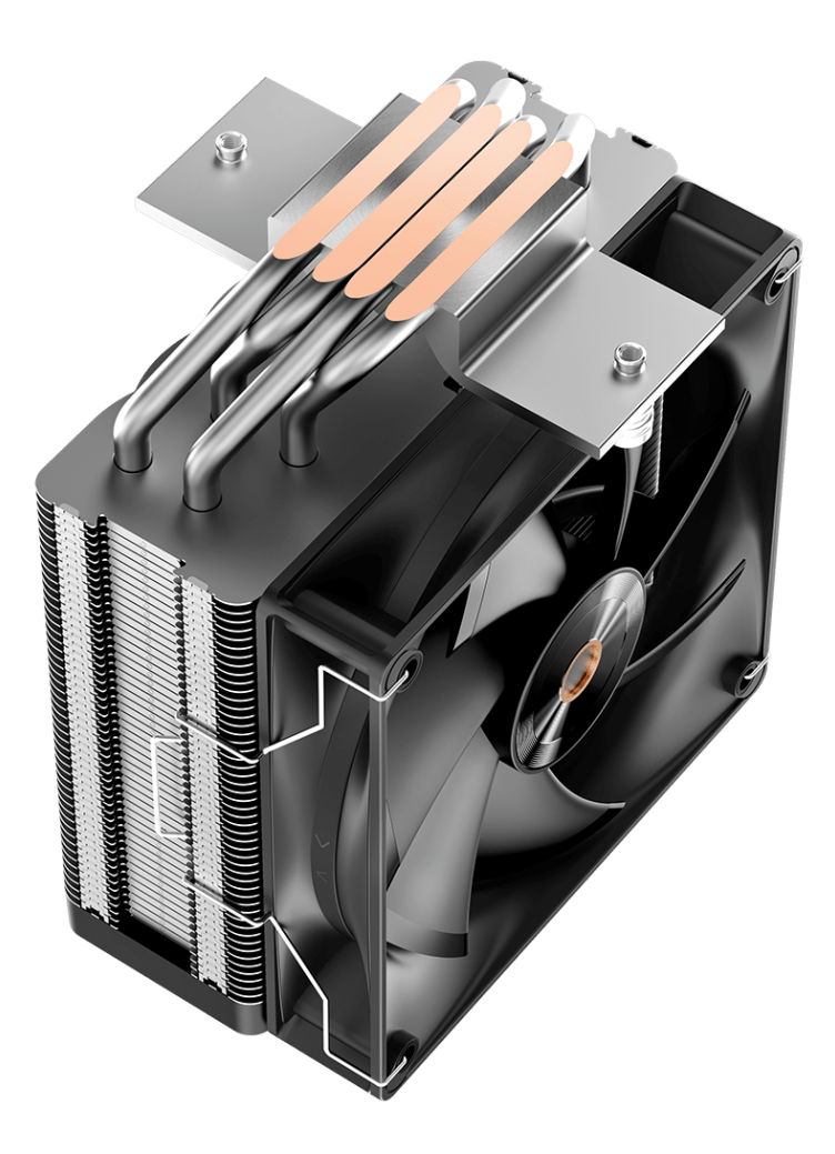 Вентилятор для процессора Ocypus Delta A40 Elite BK TDP 220W 4-pin Intel/AMD Черный