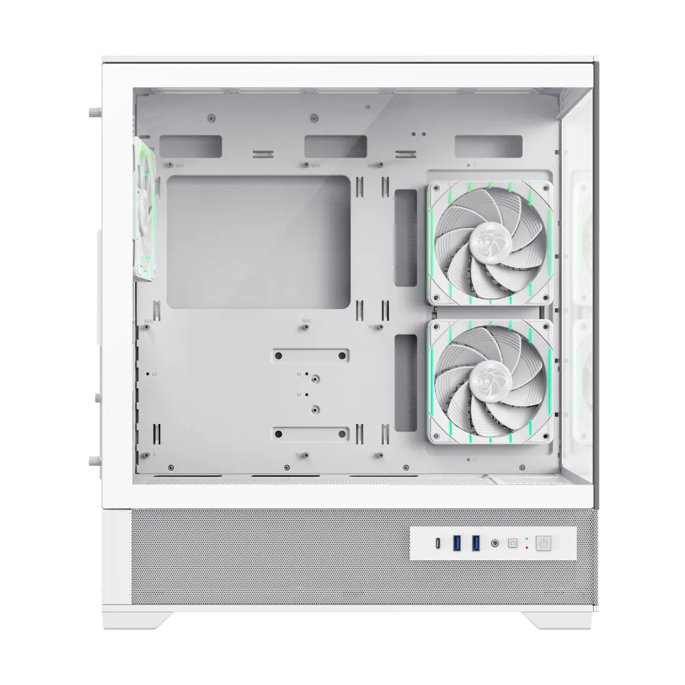 Корпус GameMax VISTA 2 AW White (9101-0800R0039) [Midi Tower, 1 x 120 мм, белый]