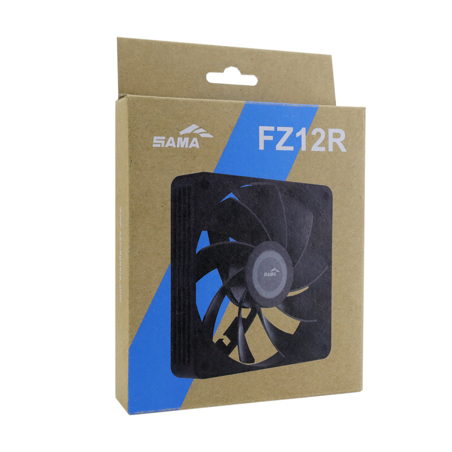 Вентилятор для корпуса Sama FZ12R [120 x 120 x 25 мм, 1600 об/мин, 66.53 CFM, 34.2 дБ, PWM]