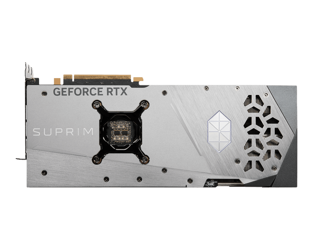 Видеокарта MSI GeForce RTX 4080 SUPER 16G SUPRIM X [16 ГБ, GDDR6X, 256 бит, HDMI, DisplayPort (3 шт)]