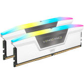 Комплект оперативной памяти для ПК (UDIMM) Corsair Vengeance RGB (CMH32GX5M2E6000Z36W) [32 ГБ, DDR 5, 6000 МГц, 1.35 В, подсветка, KIT]