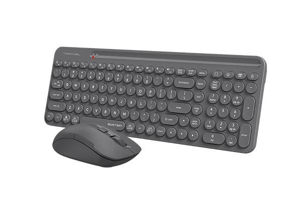 Комплект клавиатура+мышь A4Tech Fstyler FG3300 Air Grey [мембранная, беспроводная, серый]