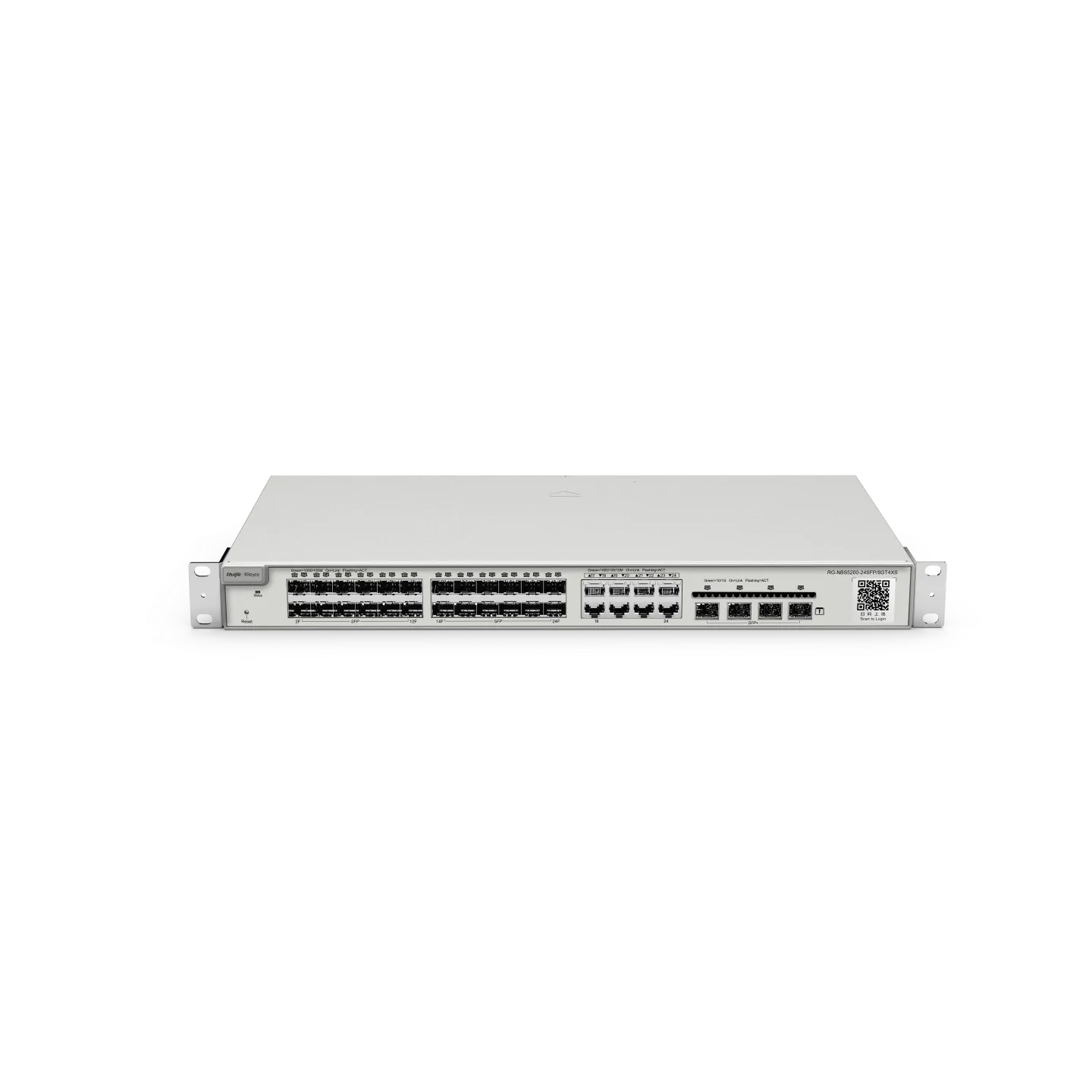 Коммутатор управляемый L3 Reyee RG-NBS5200-24GT4XS-P - купить в интернет-магазине Forcecom.kz Коммутатор управляемый L3 Reyee RG-NBS5200-24GT4XS-P