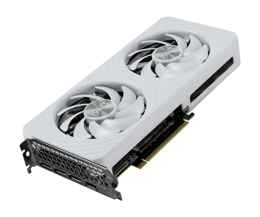 Видеокарта Gigabyte RTX5060Ti WHITE OC 16GB (NE7506TU19T1-GB2061M) [16 ГБ, GDDR7, 128 бит, HDMI, DisplayPort (3 шт)]