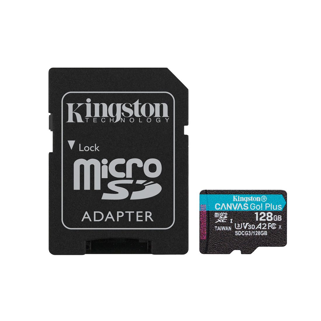 Карта памяти Kingston SDCG3/128GB  + адаптер - купить по цене 11 090 тг. в интернет-магазине Forcecom.kz