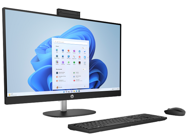 Моноблок HP All-in-One 27-cr0053ci (CJ2D6EA) [27" Full HD, Core i7 1355U, 16 ГБ ОЗУ, 512 ГБ SSD, DOS]