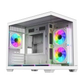 Корпус FSP S342-BA [Midi Tower, 6x 120 мм ARGB, белый]