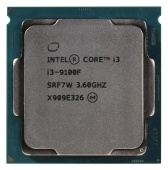 Процессор Intel Core i3 9100F (BX80684I39100F) [LGA 1151 v2, ядер - 4, 3600 МГц, TDP 65 Вт, BOX]
