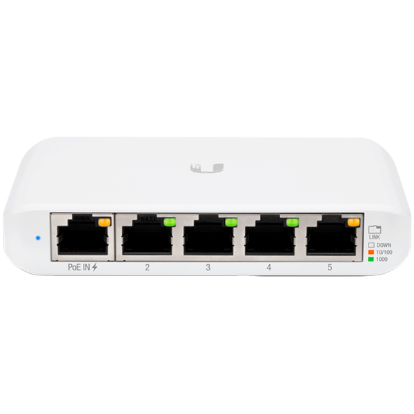 Коммутатор Ubiquiti USW Flex Mini (USW-FLEX-MINI)   - купить в интернет-магазине Forcecom.kz Коммутатор Ubiquiti USW Flex Mini (USW-FLEX-MINI)