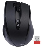 Мышь + коврик A4Tech G10-770FL-1 [беспроводная, светодиодная, 2000 DPI, 500 Гц, черная]