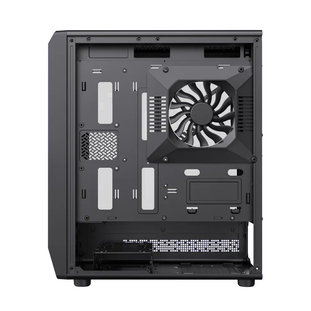 Корпус Gembird Forge COC Black (1117-3701R0005) [Mini Tower, 2 x 140x140 мм, черный]