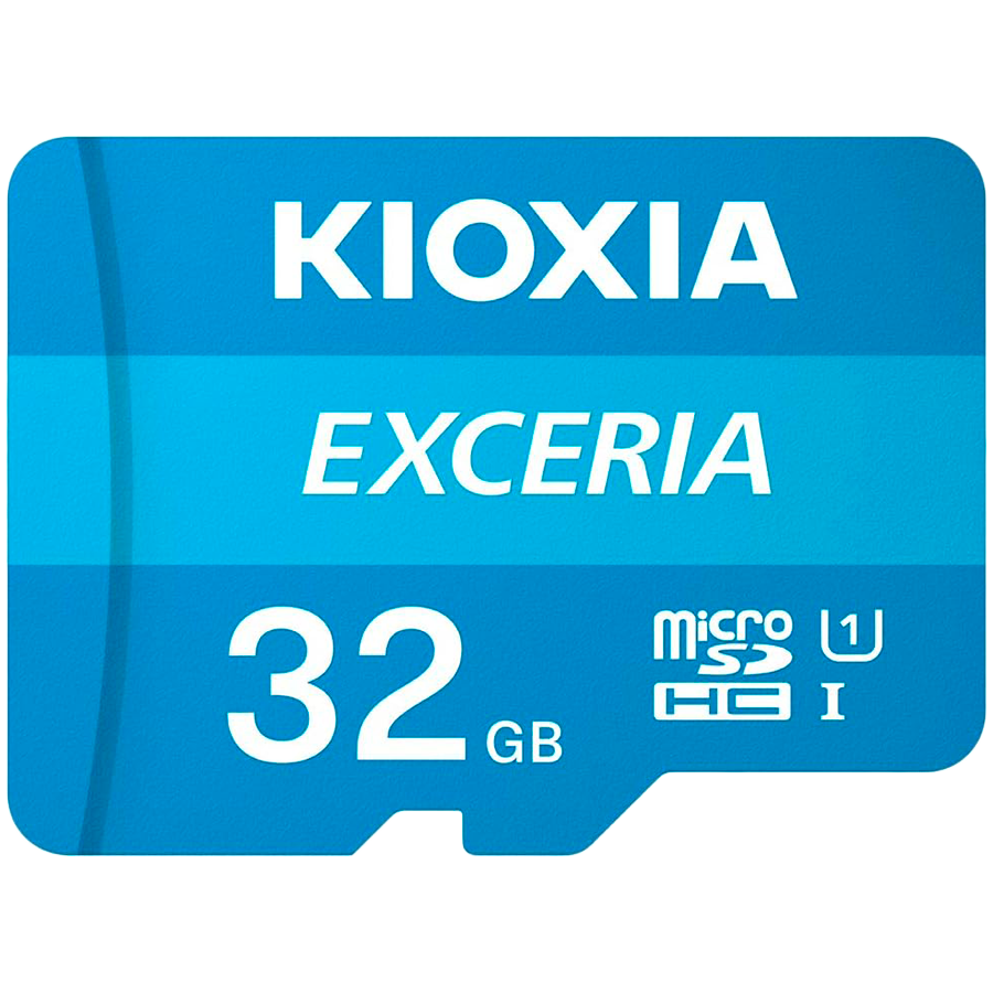Карта памяти microSD KIOXIA Exceria (M203) 32GB UHS I U1 с адаптером (LMEX1L032GG2)