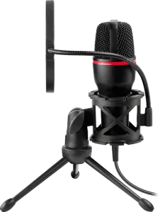 Игровой стрим микрофон Defender Forte GMC 300 3,5 мм, провод 1.5 м