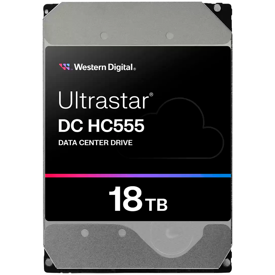 Жесткий диск Western Digital ULTRASTAR DC HC555 (WUH722018CL5204) [18 ТБ, 3.5", SAS, 7200 об./мин, кэш - 512 МБ, корпоративного класса]