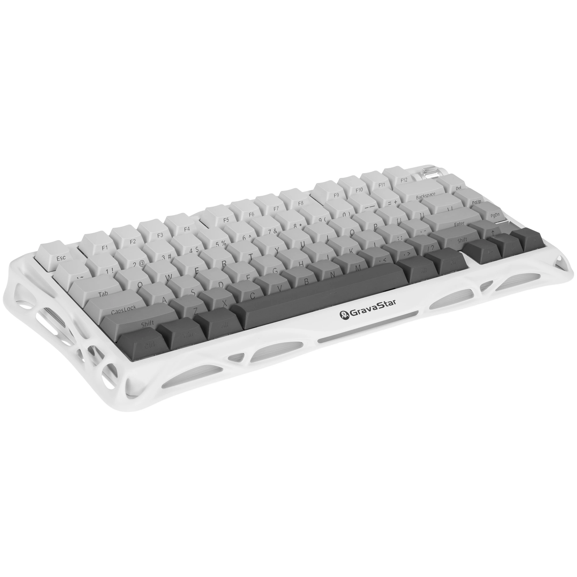 Клавиатура Gravastar Mercury K1 Gradient White [Механическая, беспроводная, клавиш - 79, подсветка, белая]