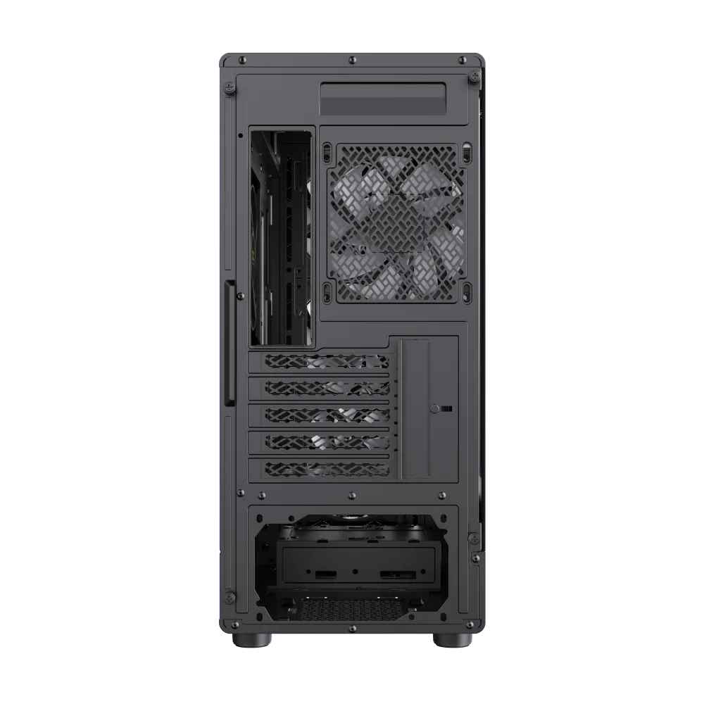 Корпус Gembird Forge COC Black (1117-3701R0005) [Mini Tower, 2 x 140x140 мм, черный]