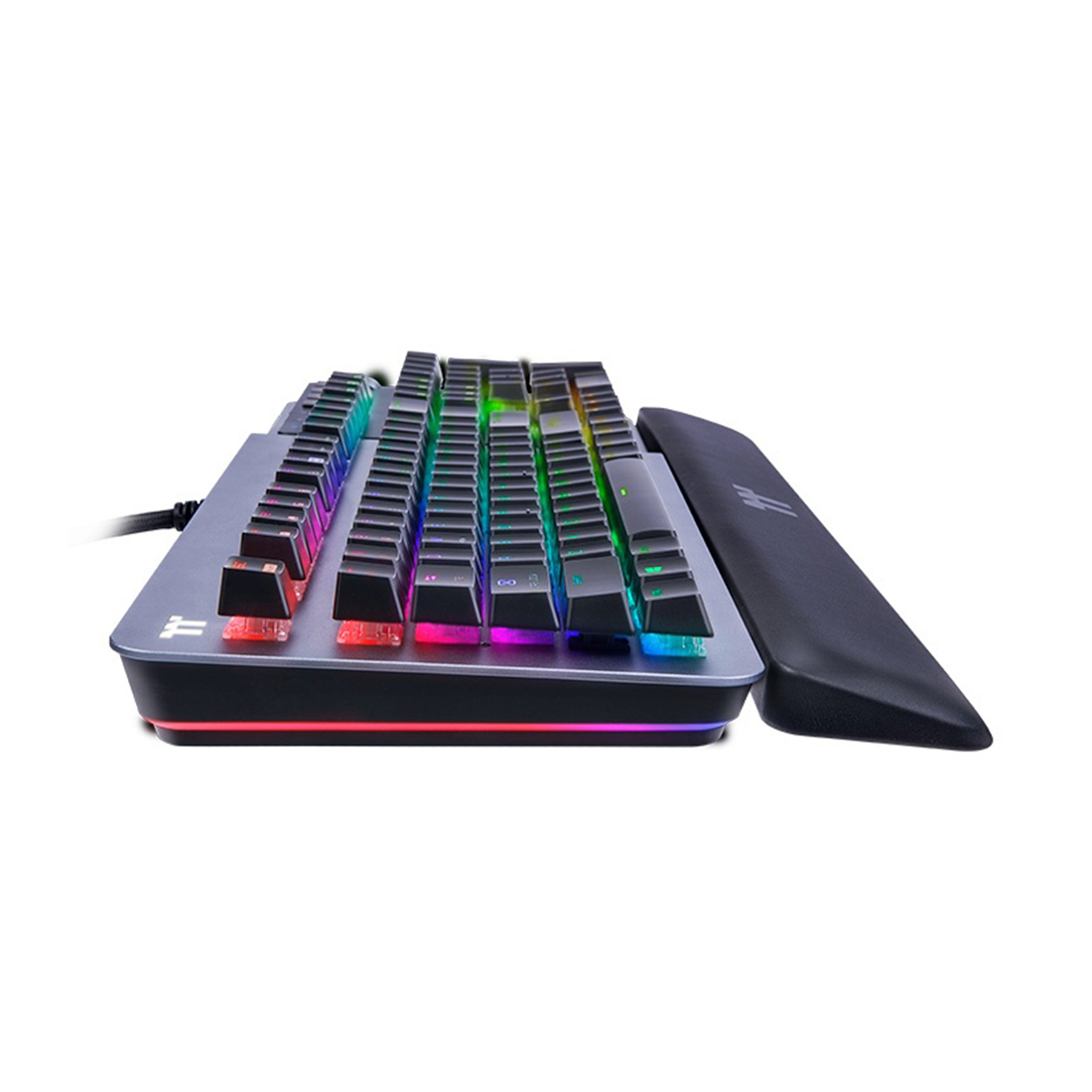 Клавиатура Thermaltake Argent K5 RGB Cherry MX (Silver Switch) (GKB-KB5-SSSRUS-01) [Механическая, проводная, подсветка, серая]