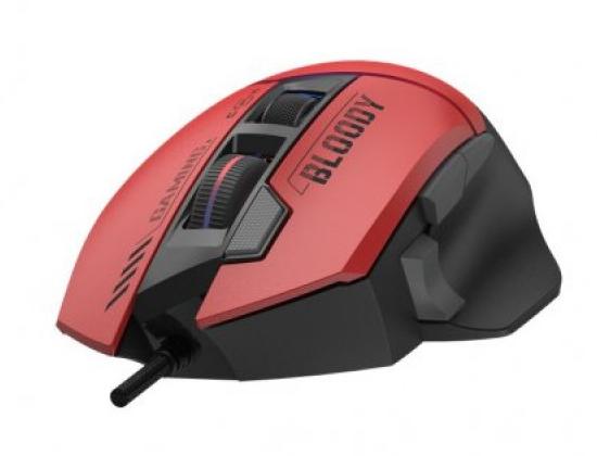 Мышь Bloody W95 Ultra (Sports Red) [проводная, светодиодная, 20000 DPI, 2000 Гц подсветка, Красный]