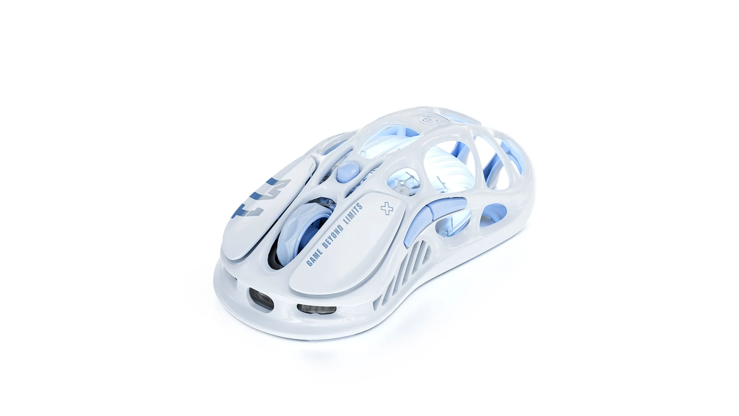 Мышь Gravastar Mercury M1 Pro [беспроводная, светодиодная, 26000 DPI, 1000 Гц подсветка, синяя]