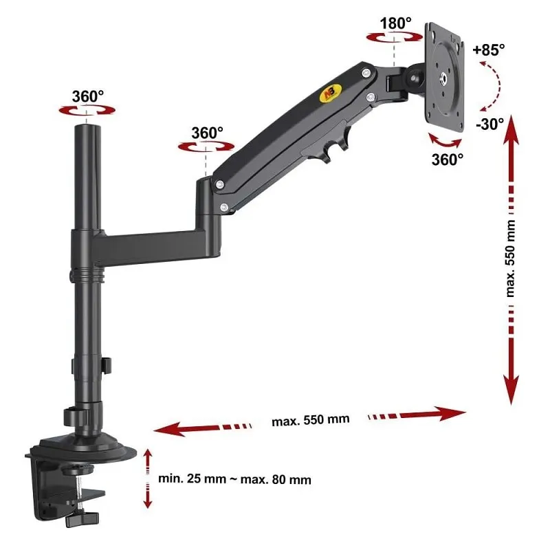 Крепление для монитора North Bayou H100 17''-30''
