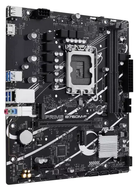 Материнская плата Asus PRIME B760M-F [LGA 1700, Intel B760, 2xDDR 5, 2xM.2, 1xPCI-E x16, Micro-ATX]