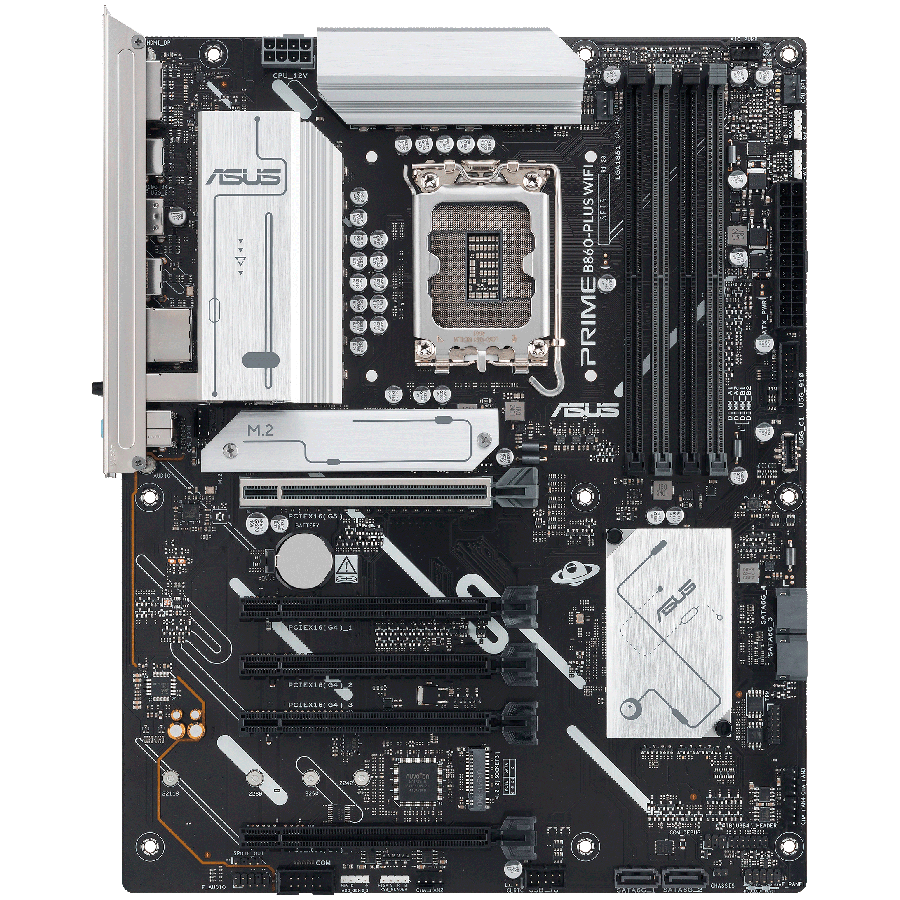 Материнская плата Asus PRIME B860-PLUS WIFI [LGA 1851, Intel B860, 4xDDR 5, 2xM.2, 5xPCI-E x16, Standard-ATX]