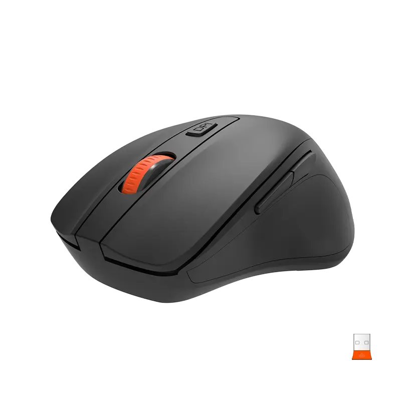 Клавиатура+мышь MeeTion C4130 (MT-C4130 Black) [мембранная, беспроводная, черная]