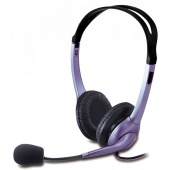 Наушники Genius HS-04S, 31710156101, SINGLE, MIC, 3.5 мм, черный 
