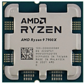 Процессор AMD Ryzen 9 7900X OEM, 100-000000589 [AM5, 12 x 4.7 ГГц, TDP 170 W, OEM]