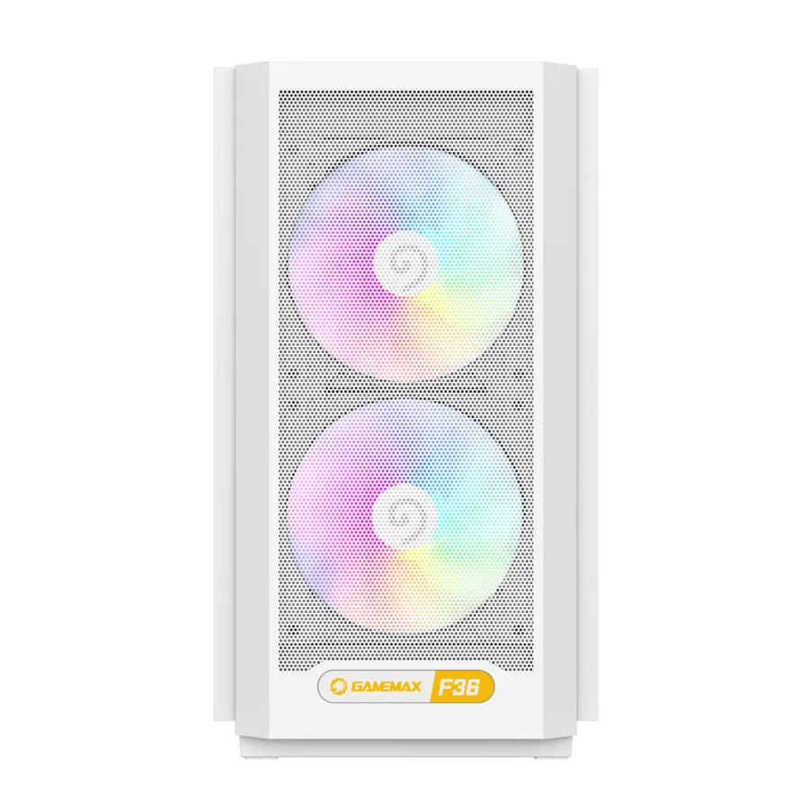Корпус GameMax F36 WH White (1116-4036R0010) [Midi Tower, 2 x 140x140 мм, белый]