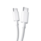 Интерфейсный кабель Xiaomi 3A Braided USB-C to USB-C Cable (1m) (L33020) Белый