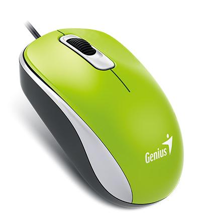 Оптическая мышь, Genius DX-110, зелёный