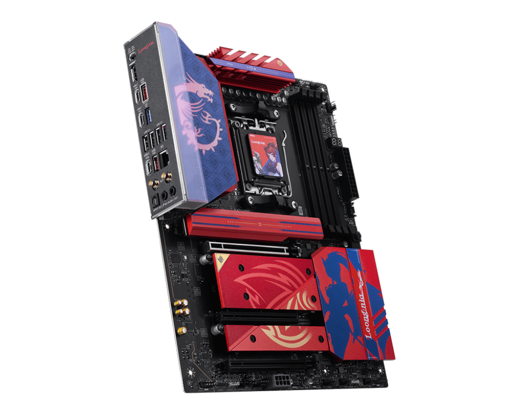 Материнская плата MSI B850 MLG EDITION [AM5, AMD B850, 4xDDR 5, 4xM.2, 3xPCI-E x16, Standard-ATX]