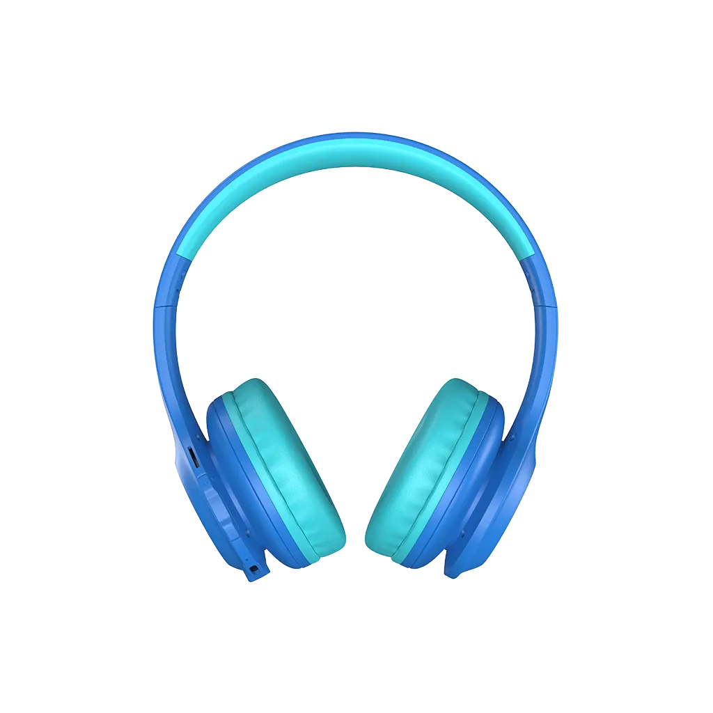 ttec SoundBuddy Funled Kids On-Ear Wireless Bluetooth Headphones (2KM172GM), синий