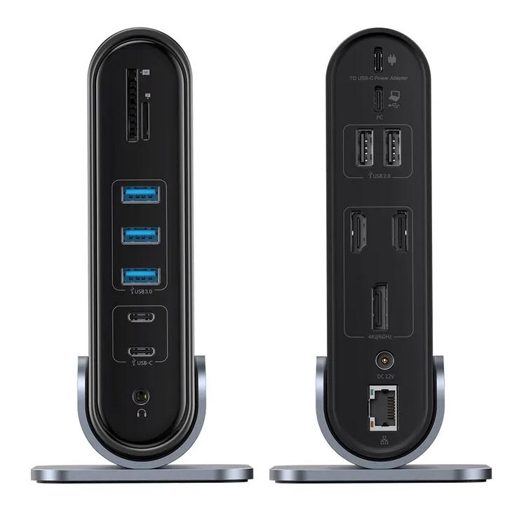 Док-станция Baseus UnionJoy 17-Port Triple Grey (B00532304811-00)