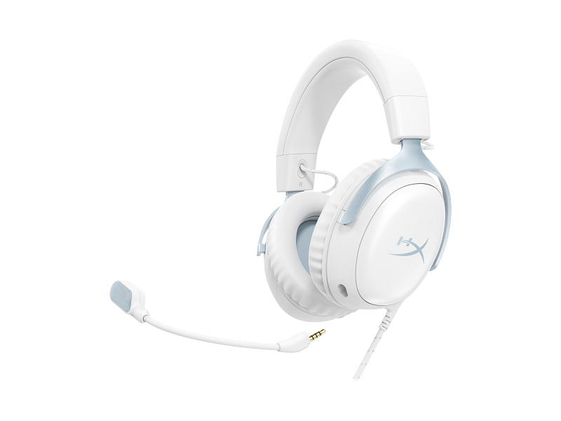 Гарнитура HyperX Cloud III - Gaming Headset (White-blue) DF7F1AA Белый