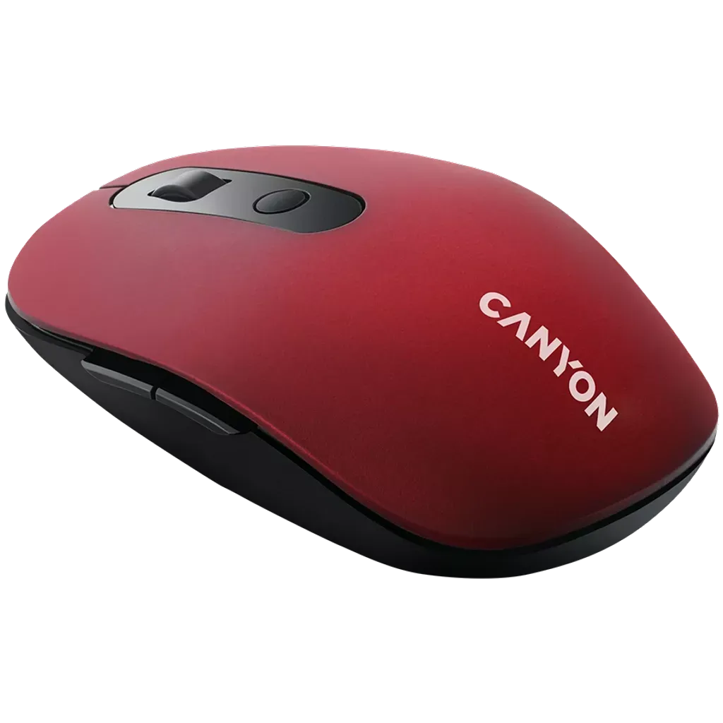 Мышь Canyon MW-9 (CNS-CMSW09R) [беспроводная, светодиодная, 1500 DPI, красная]