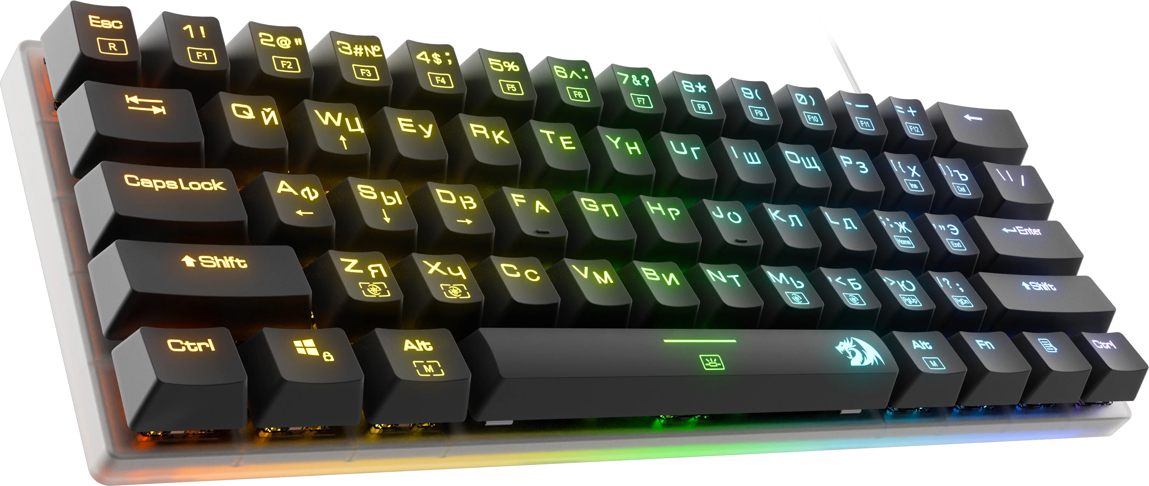 Клавиатура Redragon Alien (77939) [проводная, клавиш - 61, подсветка, черная]