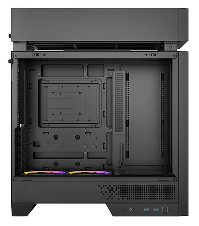 Корпус DeepCool CL660 (R-CL660-BKNNA0-G-1) [Midi Tower, 2 x 120 мм ARGB, черный]