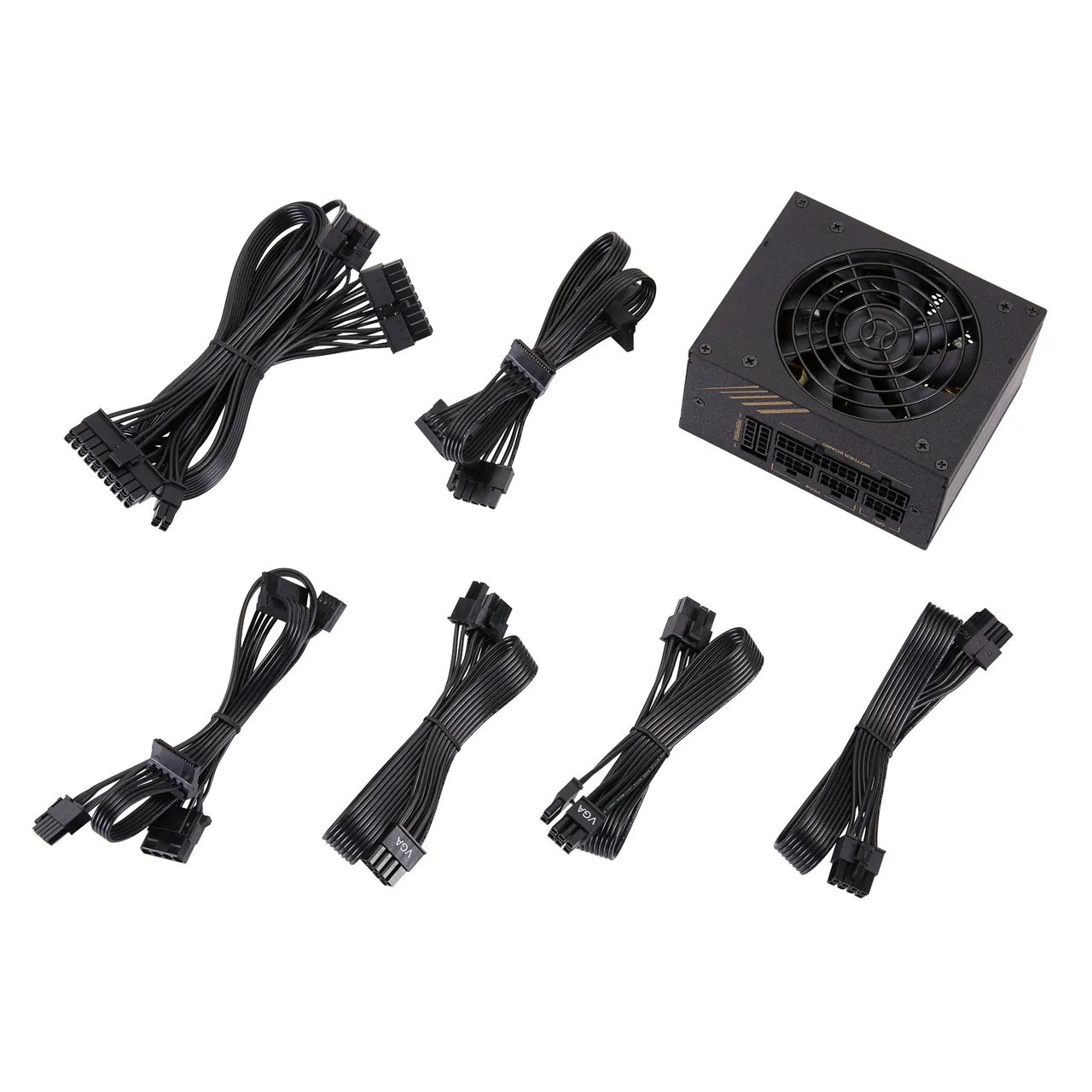 Блок питания FSP DAGGER PRO 850W (SDA2-850) [850 Вт, 80 PLUS Gold, 5x SATA, 4 x 6+2 pin PCIe, 2x 4+4 pin CPU, SFX]